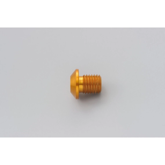 MIRROR THREAD PLUG BOLT - RIGHT - M10 x P1,25 - GOLD