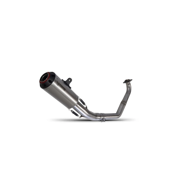 Scorpion Red Power.Eksosanlegg Rustfritt.MT125