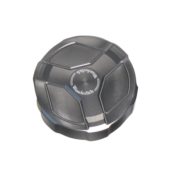 Brake reservoir aluminum cover rear