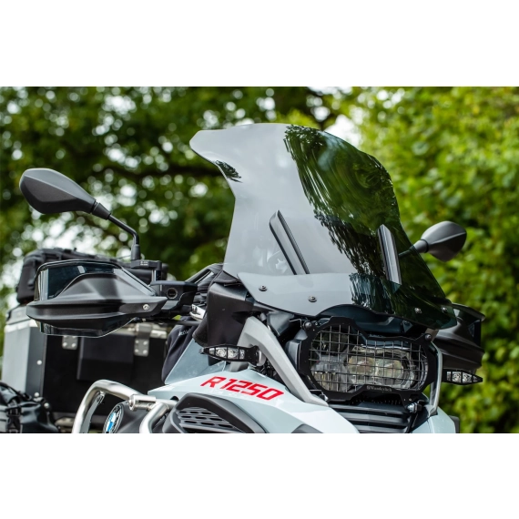 Wunderlich windshield »MARATHON« with windshield reinforcement - left and right - smoked grey