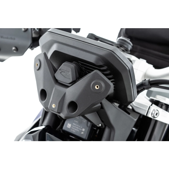Mounting bracket for the »MARATHON« windshield for the BMW F 900 R - black