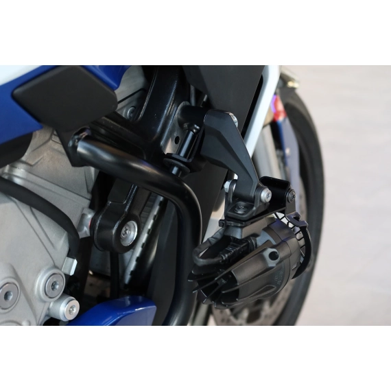 Mounting kit original auxiliary headlight with engine guard S 1000 XR - black