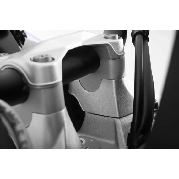 Wunderlich »ERGO« handlebar riser - 20mm - silver