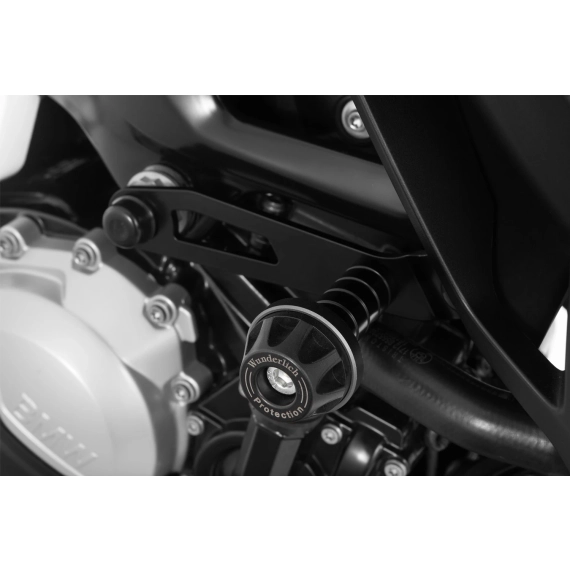 Wunderlich DOUBLESHOCK frame crash pad - black1