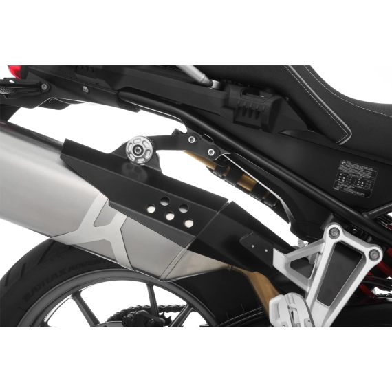 Wunderlich exhaust heat guard - black