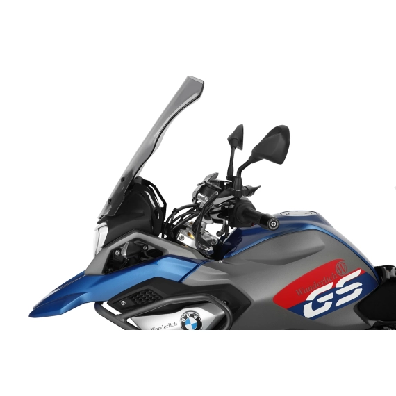 Wunderlich windshield »MARATHON« - For models with original board socket - smoked grey