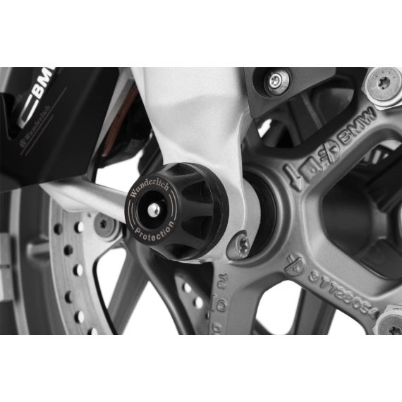 Wunderlich “DOUBLESHOCK” axle protection pads - front - black
