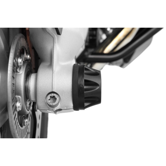 Wunderlich “DOUBLESHOCK” axle protection pads - front - black