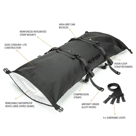 KRIEGA ROLLPACK 40 - BLACK