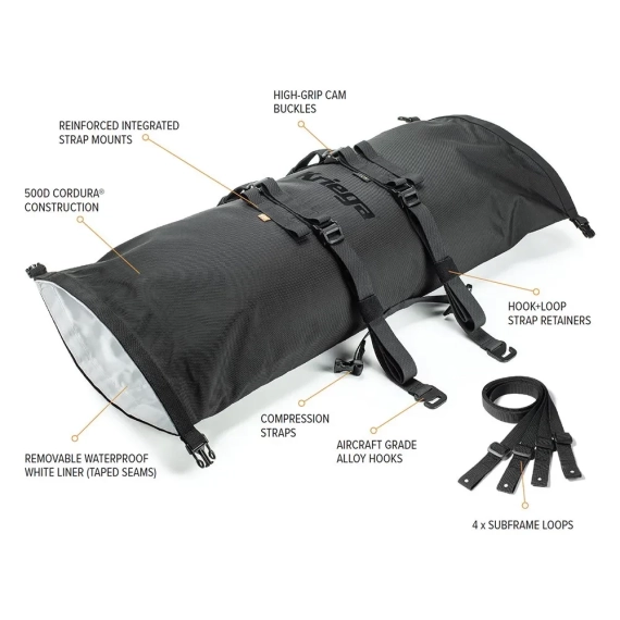  KRIEGA ROLLPACK 20 - BLACK