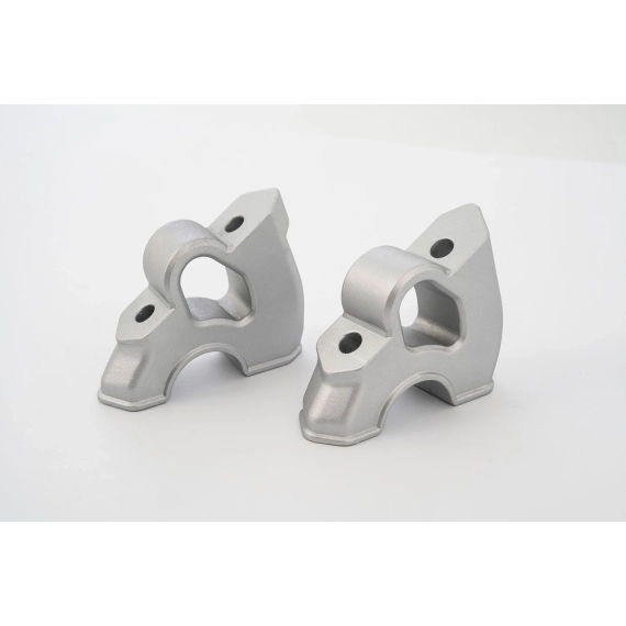 Wunderlich ERGO+ handlebar riser - silver