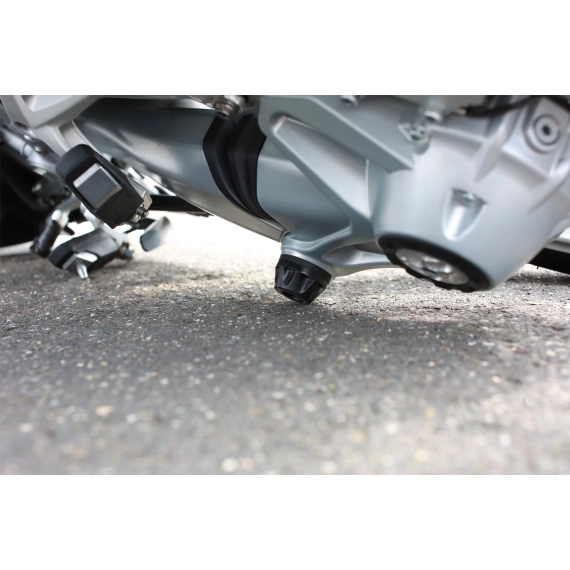 Wunderlich DOUBLESHOCK drive protection pad - black - rear