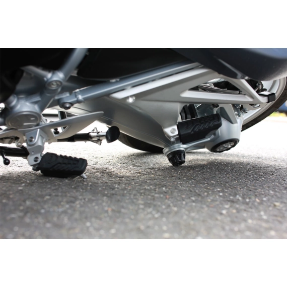 Wunderlich DOUBLESHOCK drive protection pad - black - rear