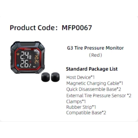 G3 Tire Pressure Monitor System-External Sensor