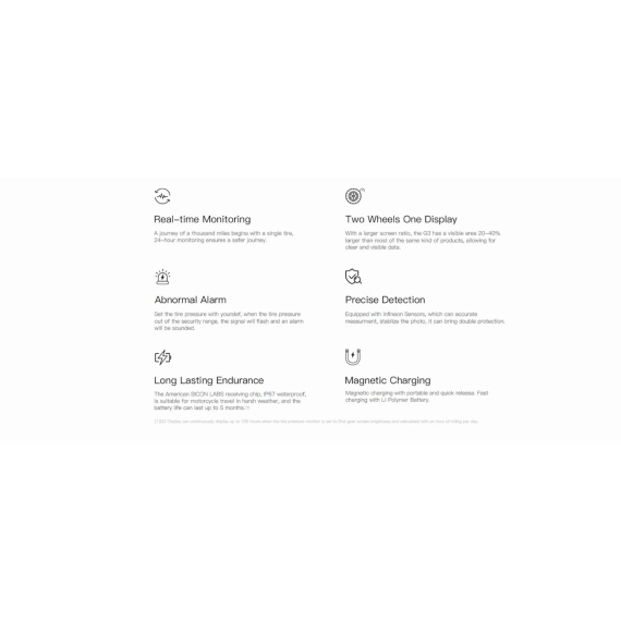 G3 Tire Pressure Monitor System-External Sensor Black