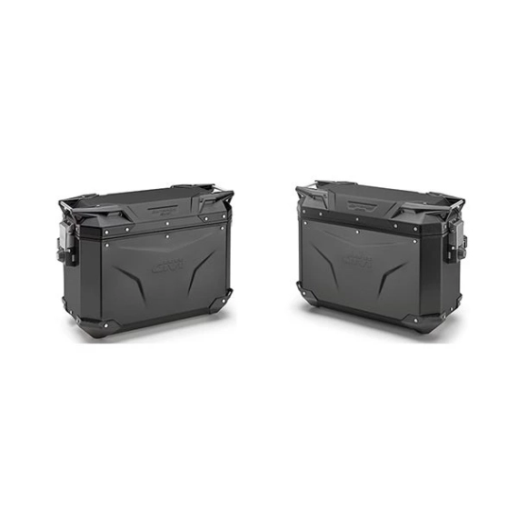 Trekker Outback EVO SORTE sidevesker 37 liter høyre og venstre.