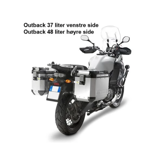 Trekker Outback 48 liter sideveske HØYRE  side