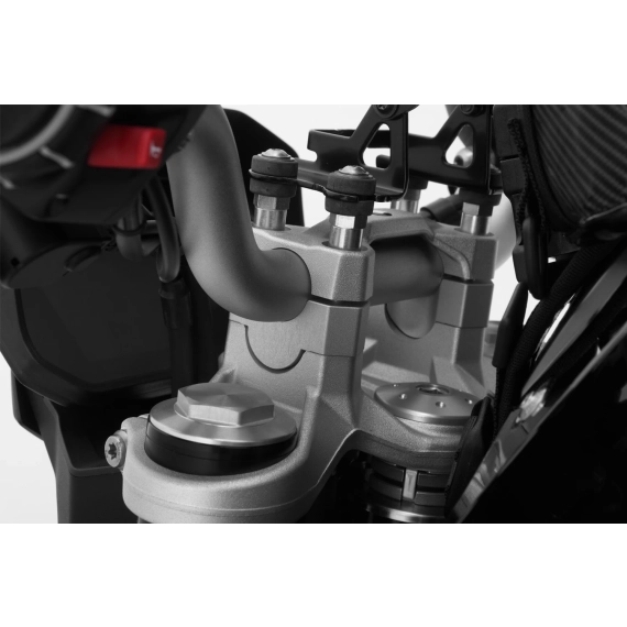 Special screws for handlebar riser with navigation